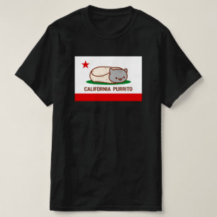 KALIFORNIA PURRITO - Lustigt katt Burrito T Shirt