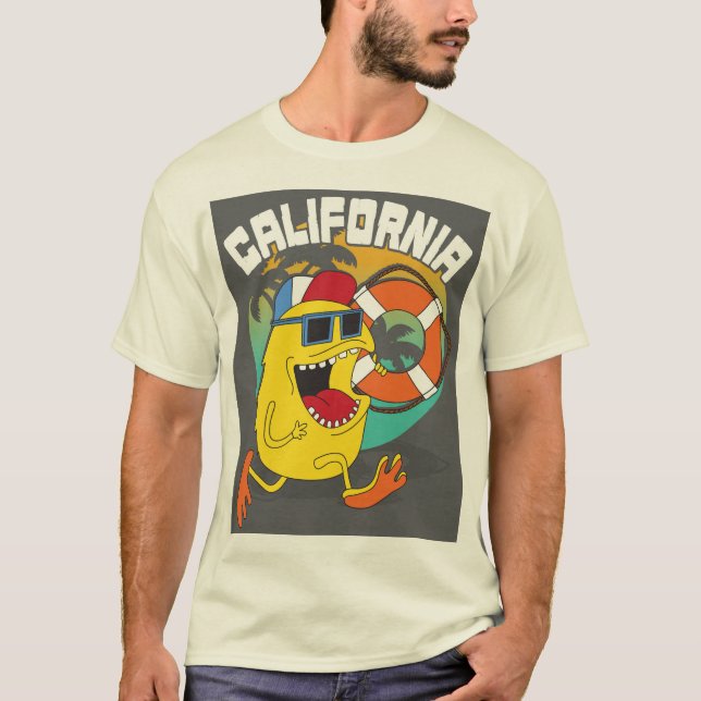 Kalifornia usa T-shirts (Framsida)