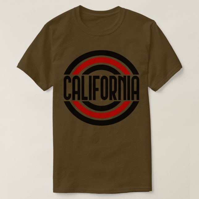 Kalifornien 10 t shirt (Design framsida)