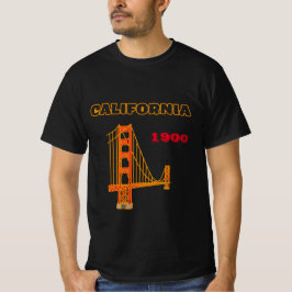Kalifornien 1900 vintage svart T-Shirt
