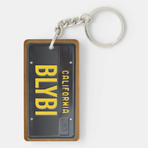 Kalifornien 1963 License Plate Keychain-ANPASSNING