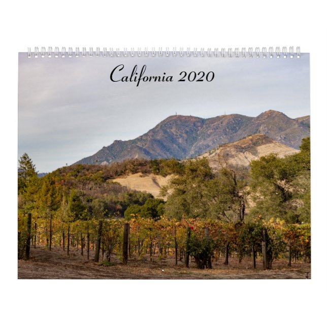 Kalifornien 2020 kalender (Omslag)