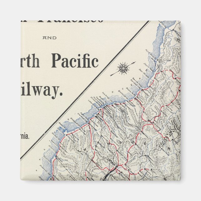 Kalifornien 2 magnet (Framsidan)