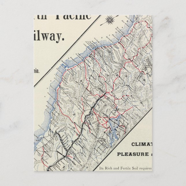 Kalifornien 2 vykort (Framsida)