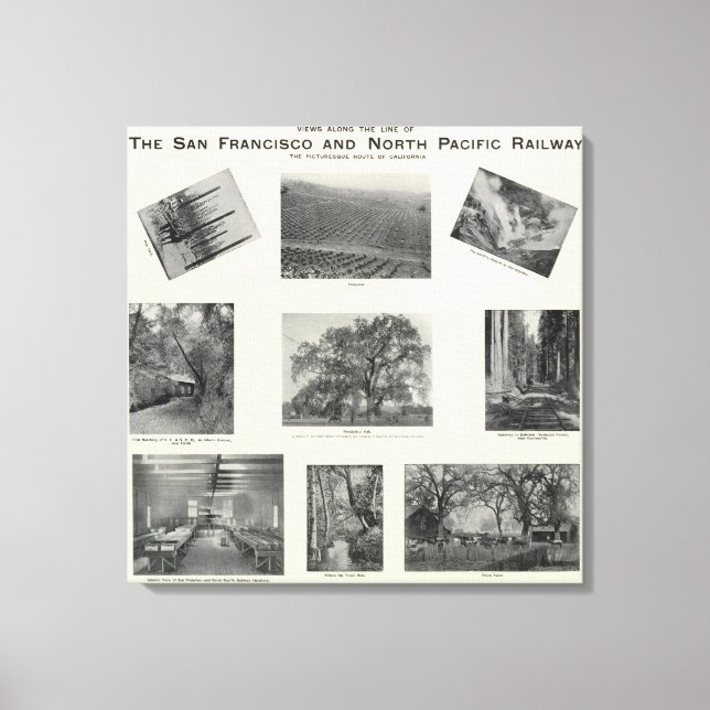 Kalifornien 4 canvastryck (Framsida)