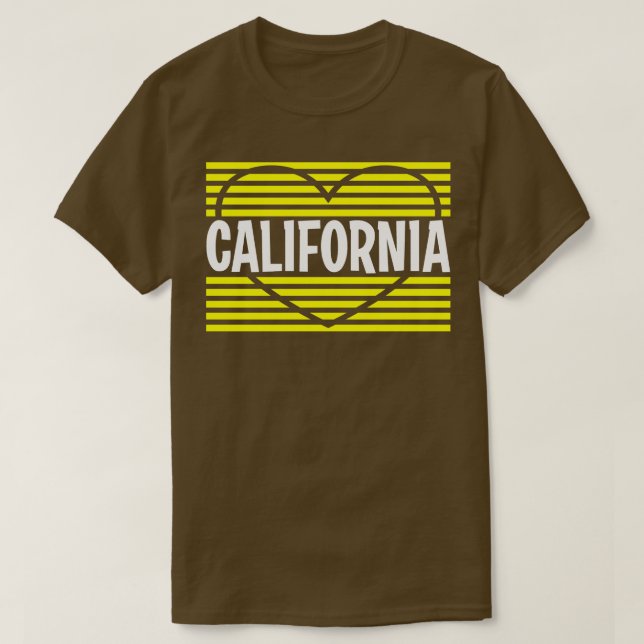 Kalifornien 5 t shirt (Design framsida)