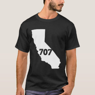 Kalifornien 707-områdeskod t shirt