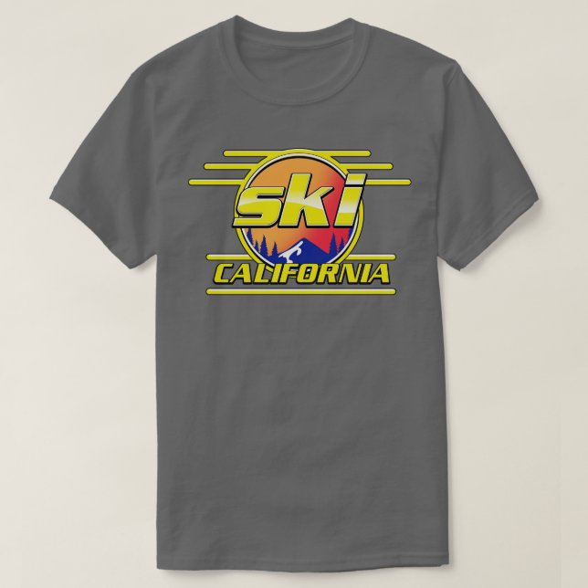 Kalifornien 80s t shirt (Design framsida)