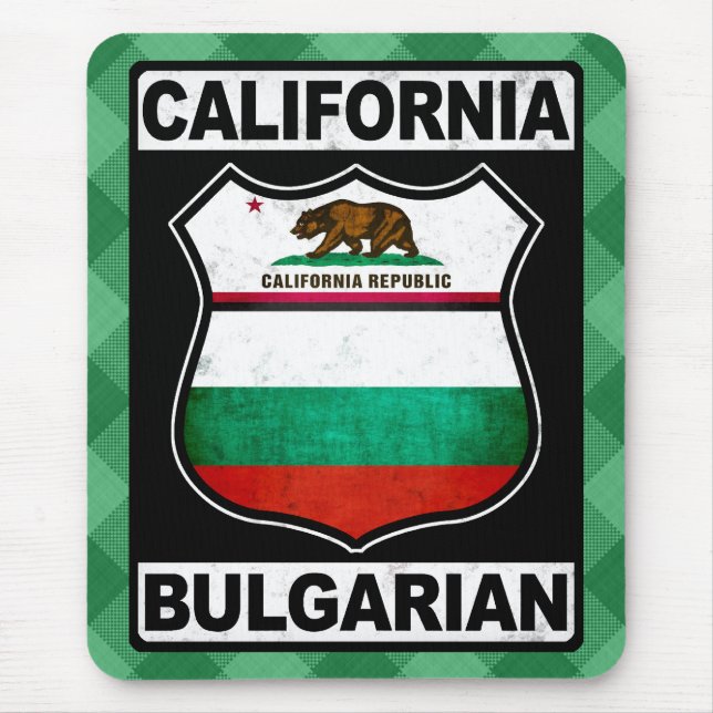 Kalifornien American Mousemat Musmatta (Framsidan)