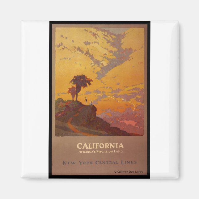 Kalifornien. Amerikanska vacationslandet Magnet (Framsidan)