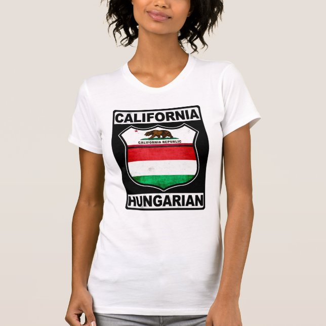 Kalifornien, amerikanskt t shirt (Framsida)