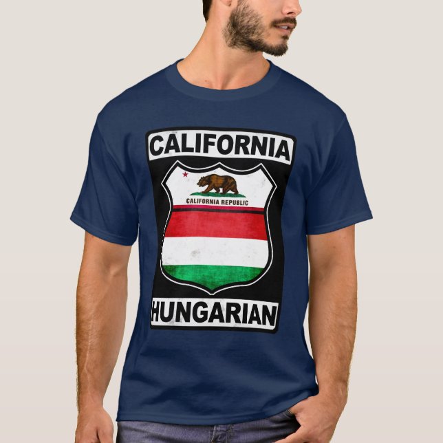 Kalifornien, amerikanskt tee shirt (Framsida)