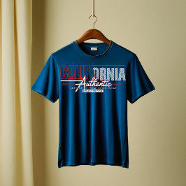 Kalifornien Autentisk Avslappnad Graphic T-Shirt