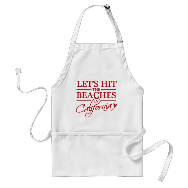 Kalifornien Beacher aprons Förkläde (Framsidan)