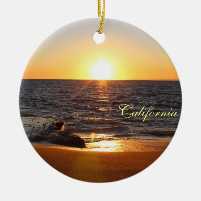 Kalifornien Beacher Julgran Ornament (Framsidan)
