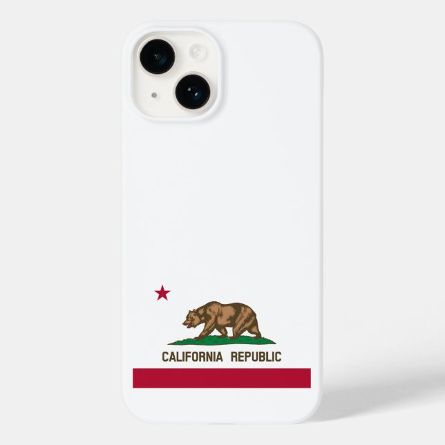 Kalifornien Bear Flagga: Cali Golden State (Baksida)