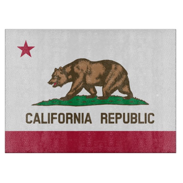 Kalifornien Bear Flagga: Cali Golden State (Framsidan)