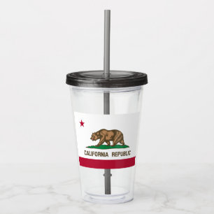 Kalifornien Bear Flagga: Cali Golden State Take Away Mugg