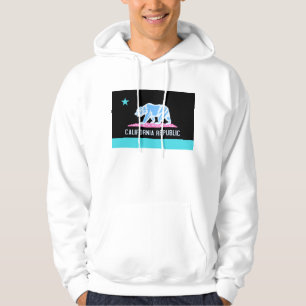 Kalifornien Bear Flagga Republic - Hoodie Sweatshi