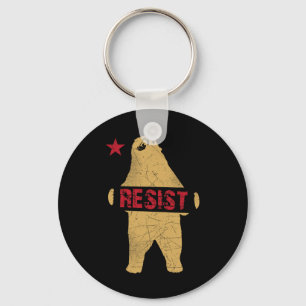 Kalifornien Bear Shirt Resist Nyckelring