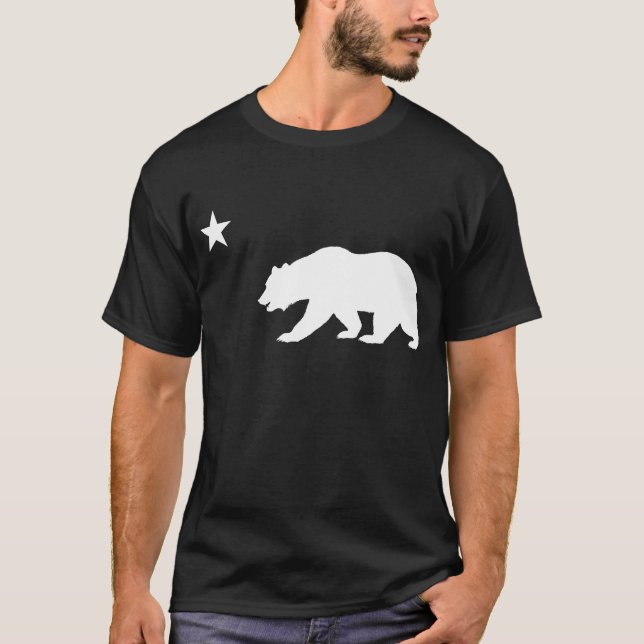 Kalifornien Bear T-shirt (Framsida)
