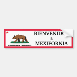 Kalifornien: Bienvenidos en Mexifornia Bildekal