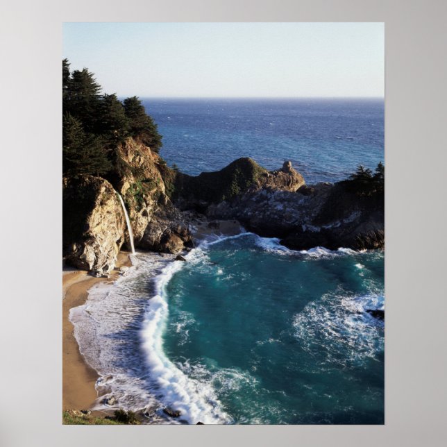 Kalifornien, Big Sur-kusten, Central Coast 2 Poster (Framsidan)