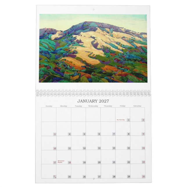 Kalifornien bilder vid Robin Purcell, 2010 Kalender (Jan 2027)