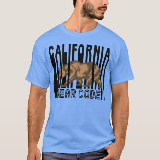 KALIFORNIEN BJÖRKOD vän T Shirt