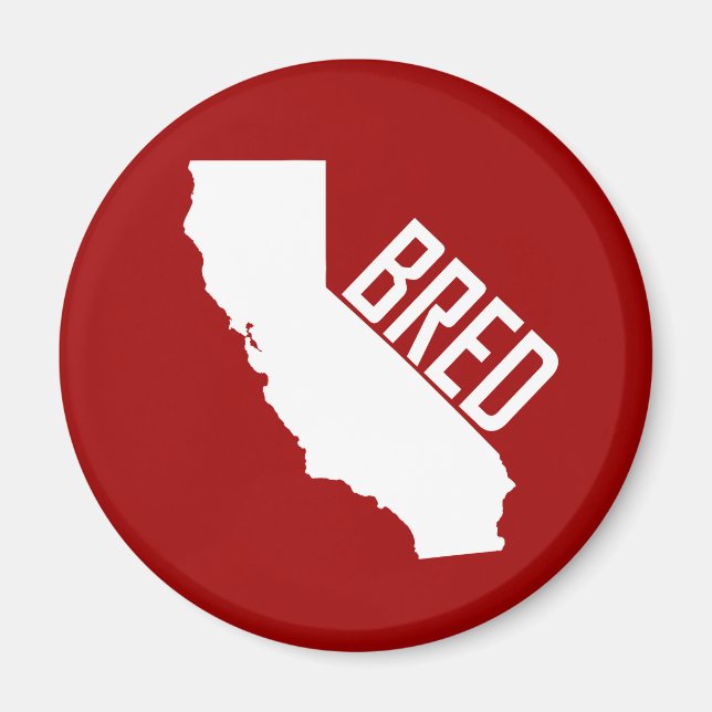 Kalifornien Bred Magnet (Framsidan)