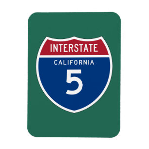 Kalifornien CA I-5 skyddar den Interstate Magnet