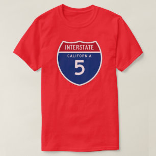 Kalifornien CA I-5 skyddar den Interstate Tröja