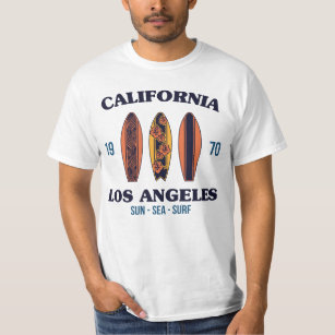 Kalifornien Ca Surfa Retro Vintage 70s Surfer Surf T Shirt