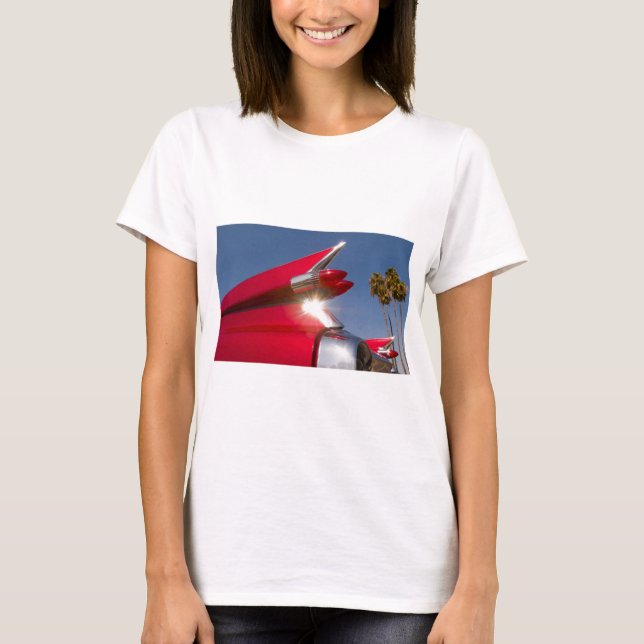 Kalifornien Cadillac Tee Shirt (Framsida)