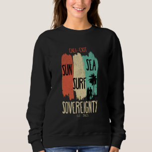 Kalifornien Cali-Exit Surfa Sea Suveränitet 2025 T Shirt