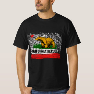 Kalifornien Cali Flagga Socal Norcal Cencal  T Shirt