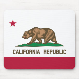 Kalifornien Cali Republik Björnflagga, Amerikanska Musmatta