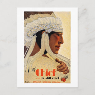 Kalifornien Chief Restated Vintage resor Poster Vykort