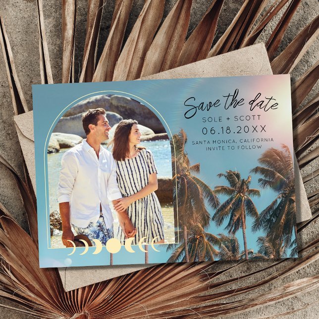 Kalifornien Coastal Photo Beach Wedding Spara Datumet (Skapare uppladdad)