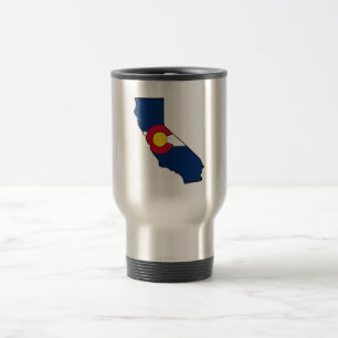 Kalifornien Colorado flagga-resemugg utan rostfrit Resemugg
