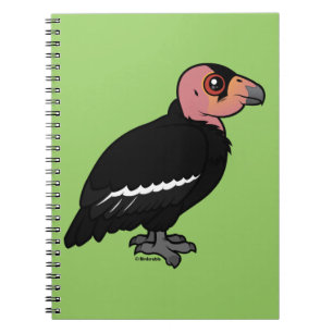 Kalifornien Condor Anteckningsbok Med Spiral