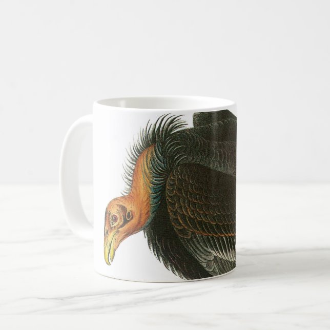 Kalifornien Condor av Audubon Kaffemugg (Framsida vänster)