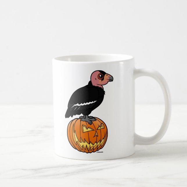 Kalifornien Condor Halloween Kaffemugg (Höger)