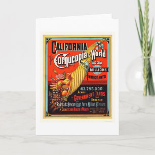 Kalifornien - Cornucopia of the World Kort