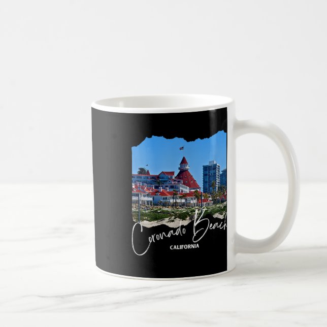 Kalifornien Coronado Island _ Coronado Beach Kaffemugg (Höger)