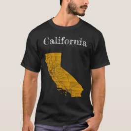 Kalifornien Countyn & Major Roads T Shirt