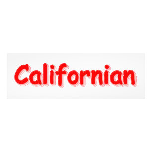 "Kalifornien " Cute Design. Köp nu Fototryck