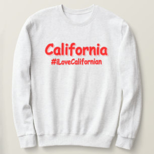 "Kalifornien" Cute Design. Köp nu Lång Ärmad Tröja