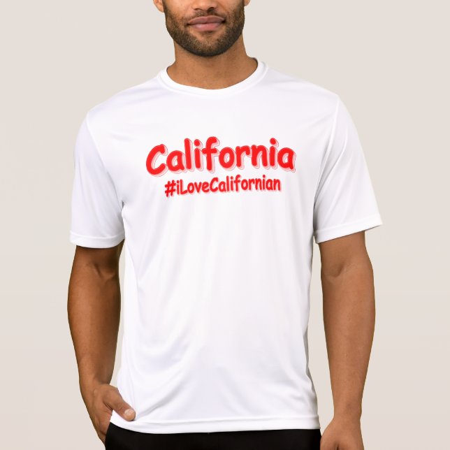 "Kalifornien" Cute Design. Köp nu T Shirt (Framsida)