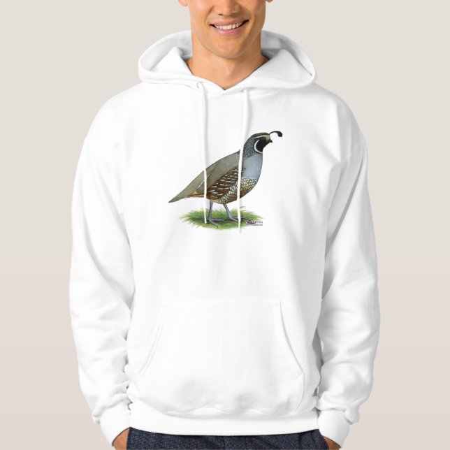 Kalifornien dalQuail Tröja Med Luva (Framsida)